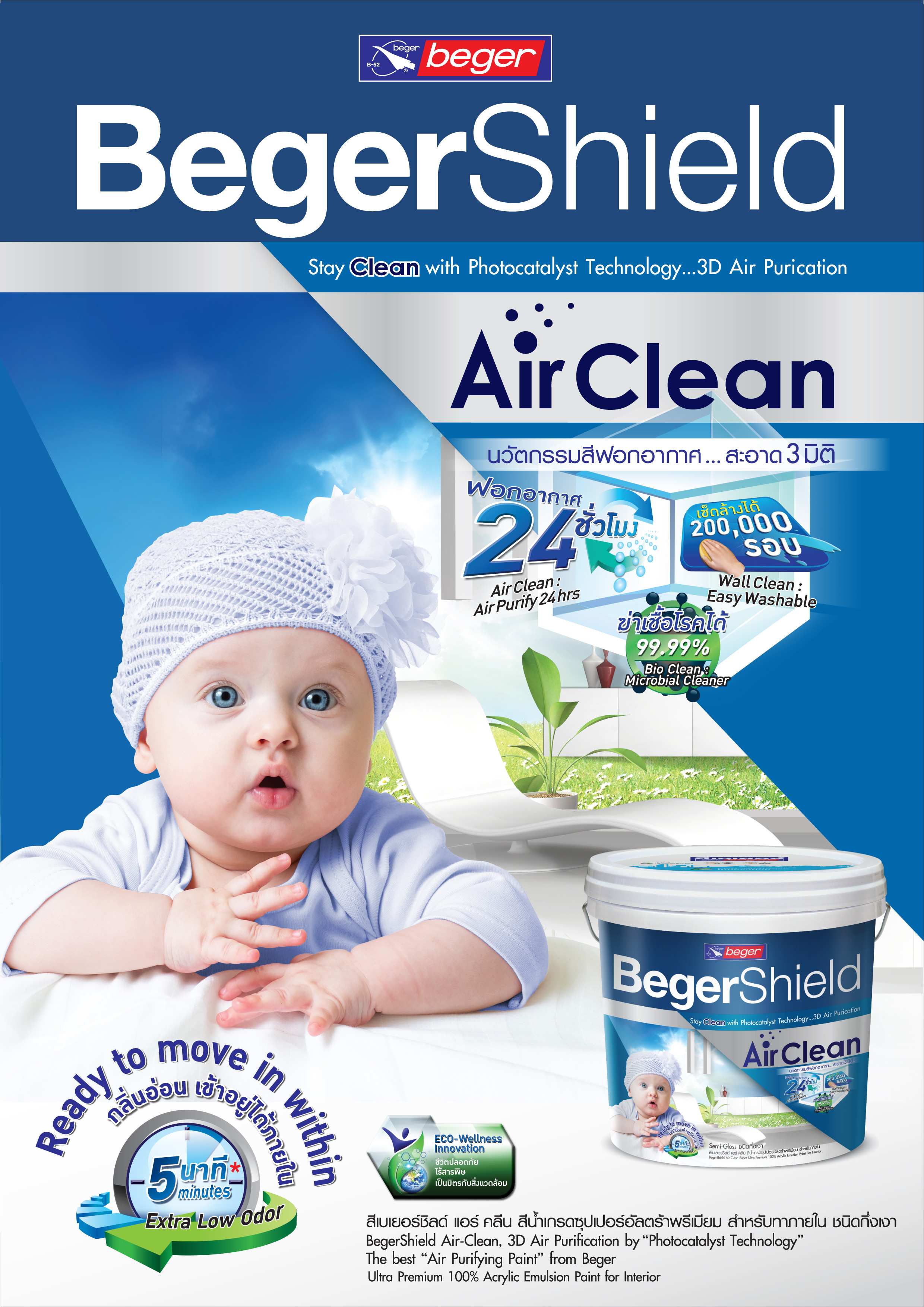 เบเยอร์ชิลด์ แอร์คลีน / BegerShield Air Clean