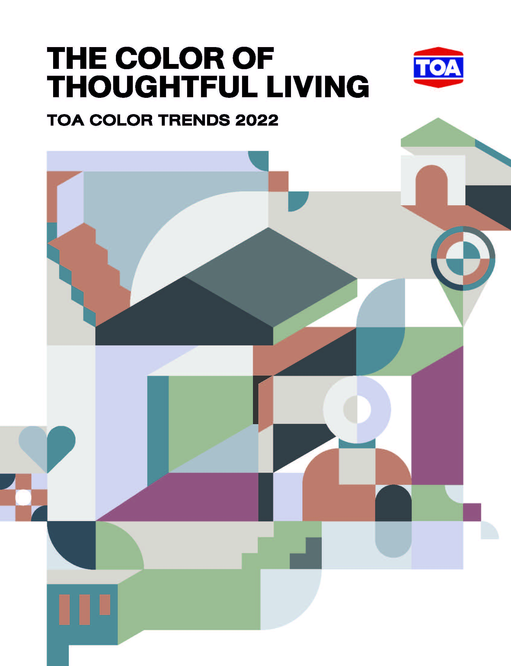 เทรนสีประจำปี 2022 จากทีโอเอ THE COLOR OF THOUGHTFUL LIVING TOA COLOR TRENDS 2022