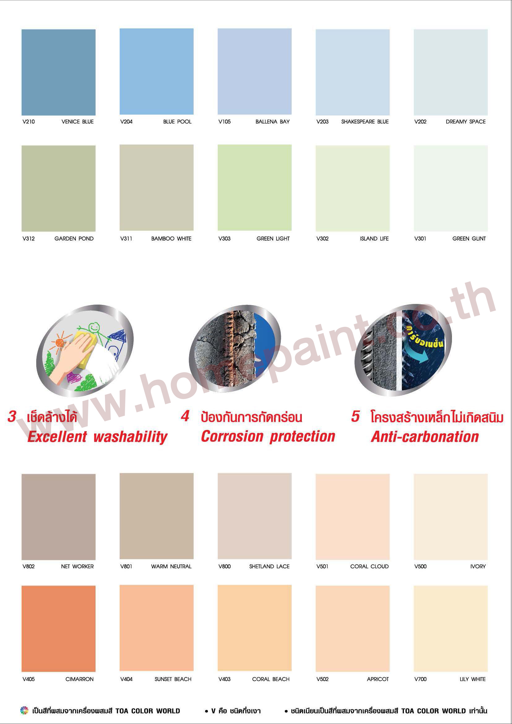 ทีโอเอ เซเว่น อิน วัน สีน้ำอะคริลิคยืดหยุ่นสูง ชนิดกึ่งเงา # เบส A / Toa 7in1 Semi - Gloss