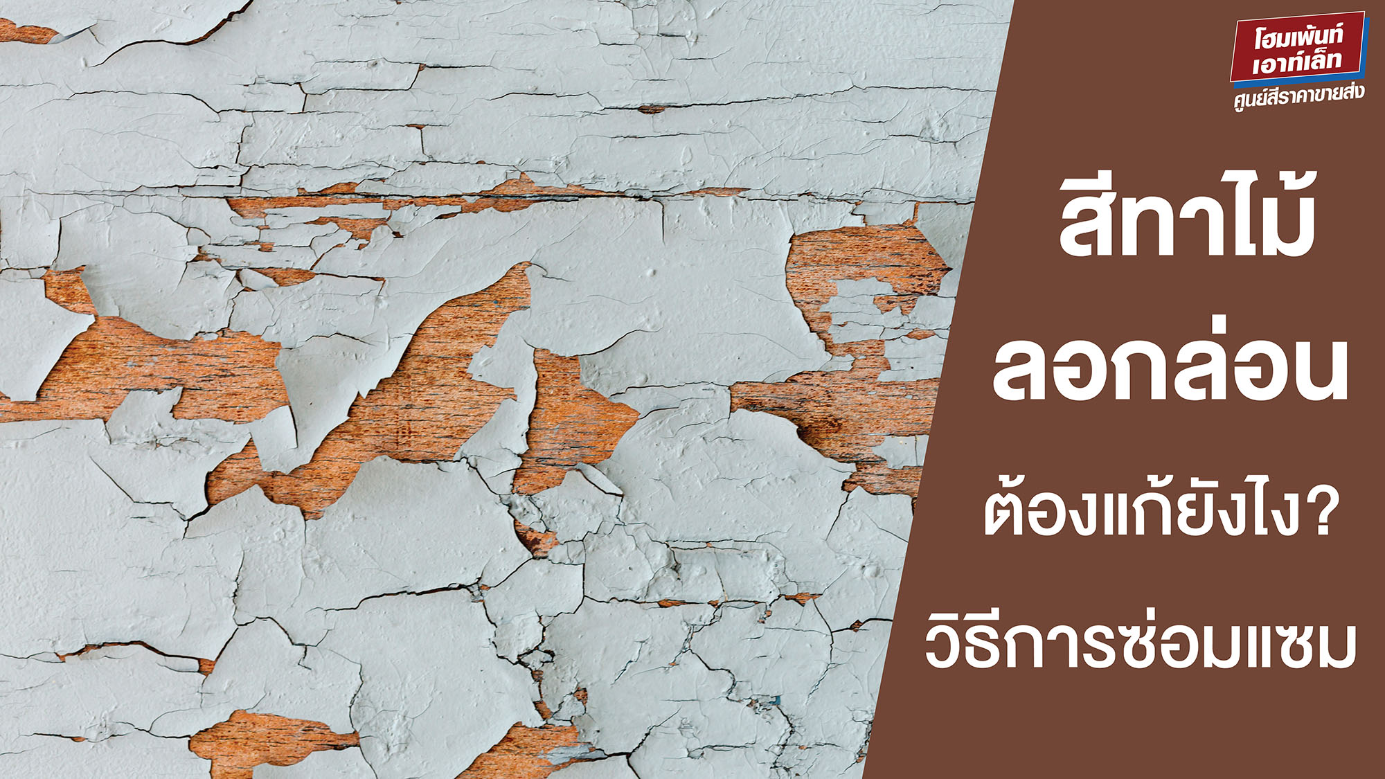 สีทาไม้ลอกล่อน ต้องแก้ยังไง? รวมวิธีซ่อมและทาสีใหม่ให้ติดแน่น ทนทาน