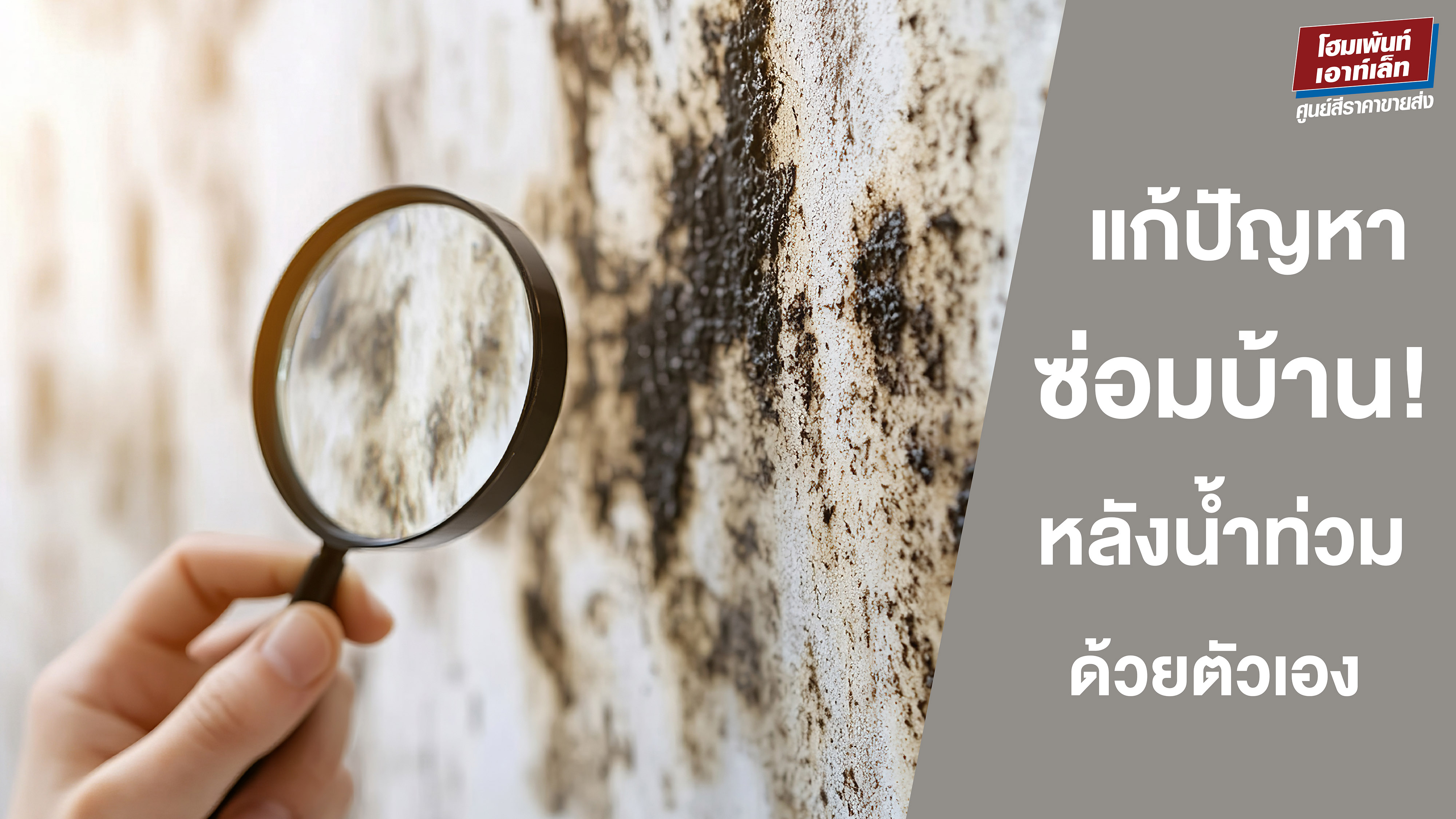 แก้ปัญหาซ่อมบ้าน! หลังน้ำท่วมด้วยตัวเอง ประหยัดงบ