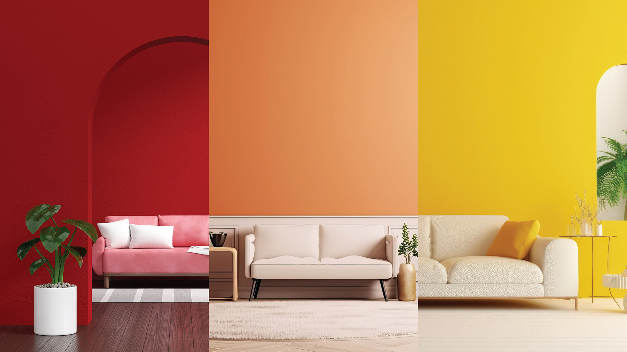 ข้อดี ข้อเสีย ของสีทาบ้านโทนร้อน (Warm Colors)