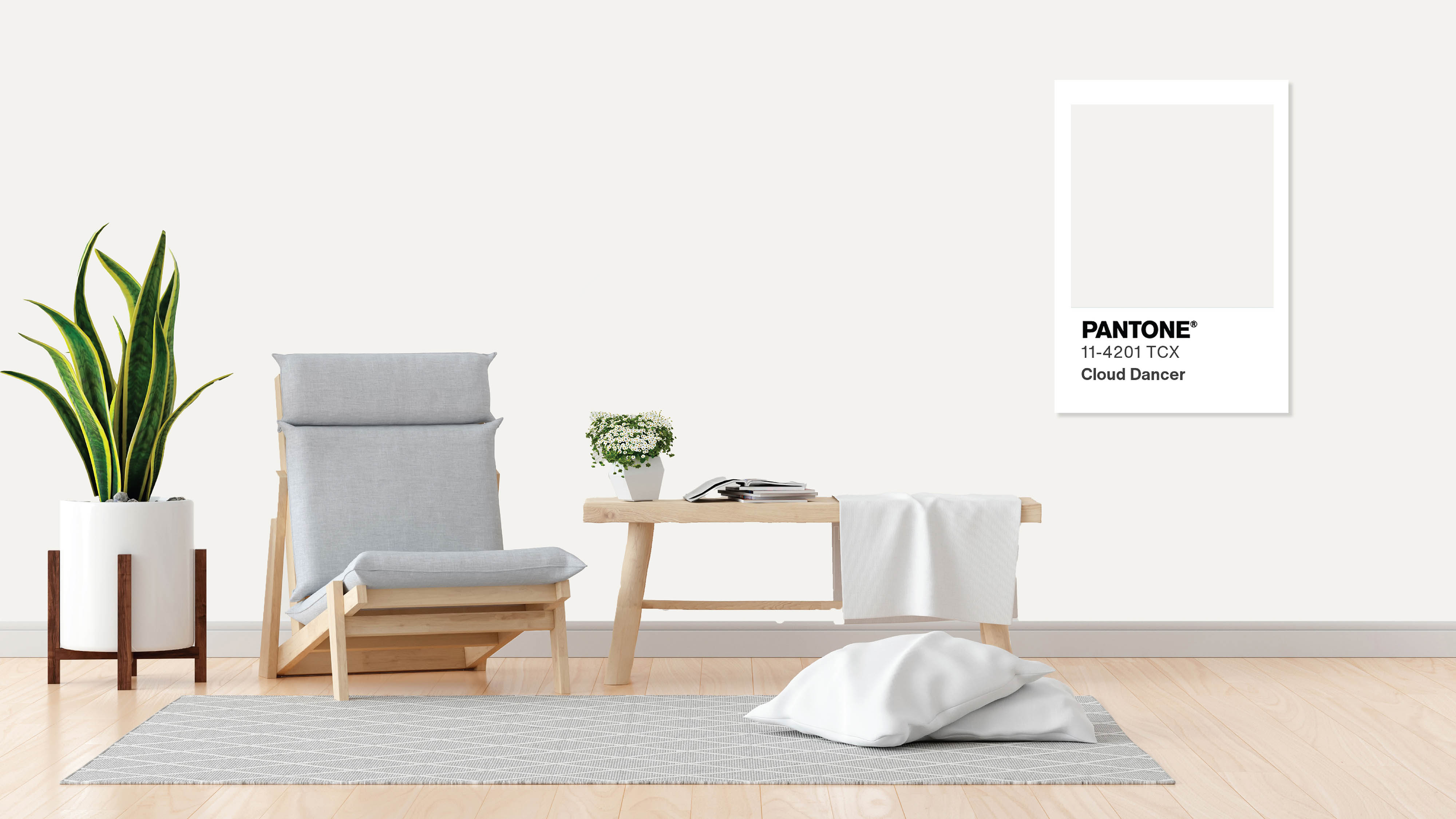 สีประจำปี 2026 Pantone “Cloud Dancer” สีขาวแห่งความสงบและเรียบง่าย 