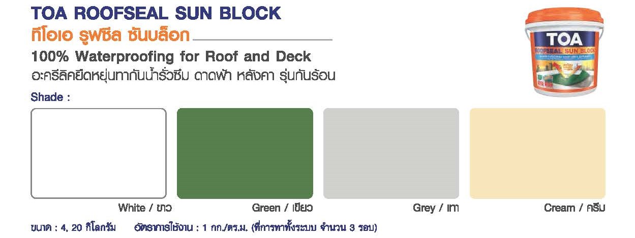 3 ทางเลือกสีทาหลังคากันร้อน สีทาดาดฟ้ากันร้อน