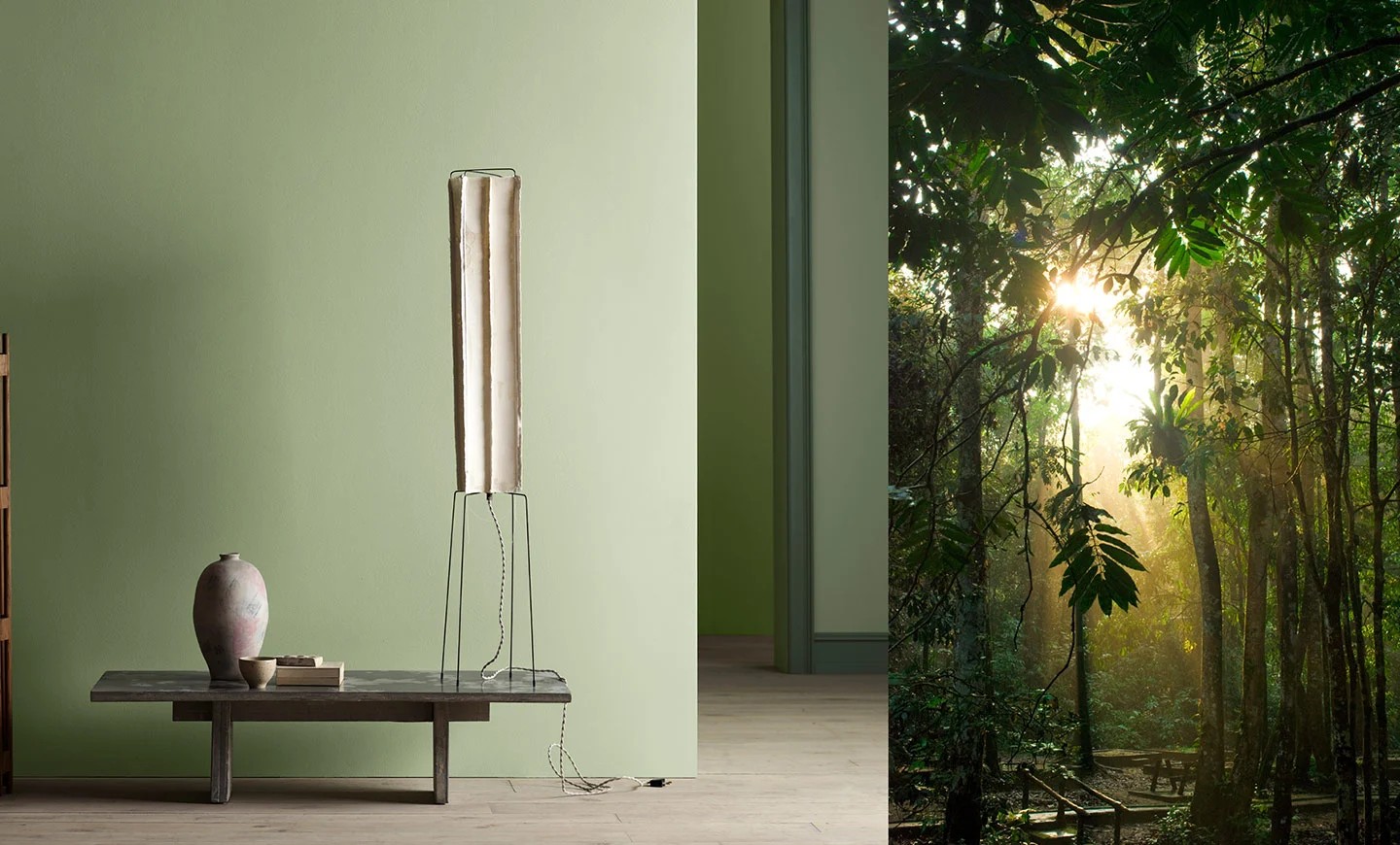 โทนสีเขียวจาก Jotun Canvas Collection 2024