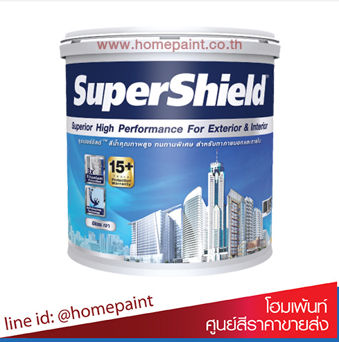 ซุปเปอร์ชิลด์ สีน้ำอะครีลิค ชนิดเงา # เบส A / Toa  Supershield Gloss