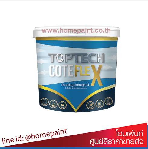 เดลต้า สีรองพื้น ท็อปเทค โค๊ดเฟล็ก / Delta Toptech COTE FLEX